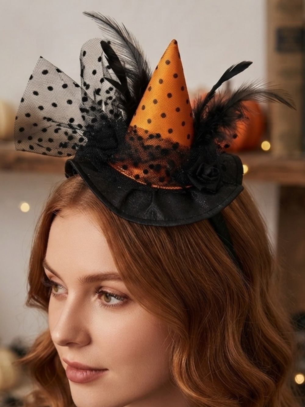 Witch Hat Headband Halloween OS